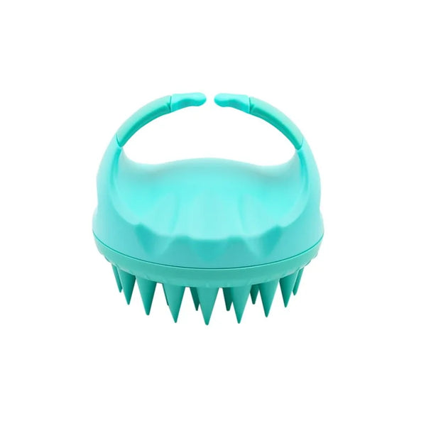 Silicone Handheld Scalp Massage Brush for Shower Hair Cleaning