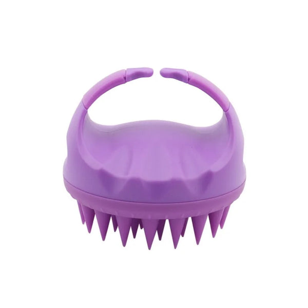 Silicone Handheld Scalp Massage Brush for Shower Hair Cleaning