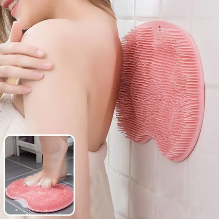 Silicone Handheld Scalp Massage Brush for Shower Hair Cleaning