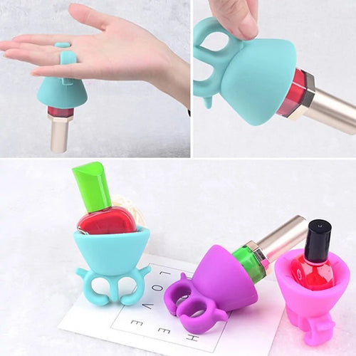 Silicone Nail Polish Bottle Holder